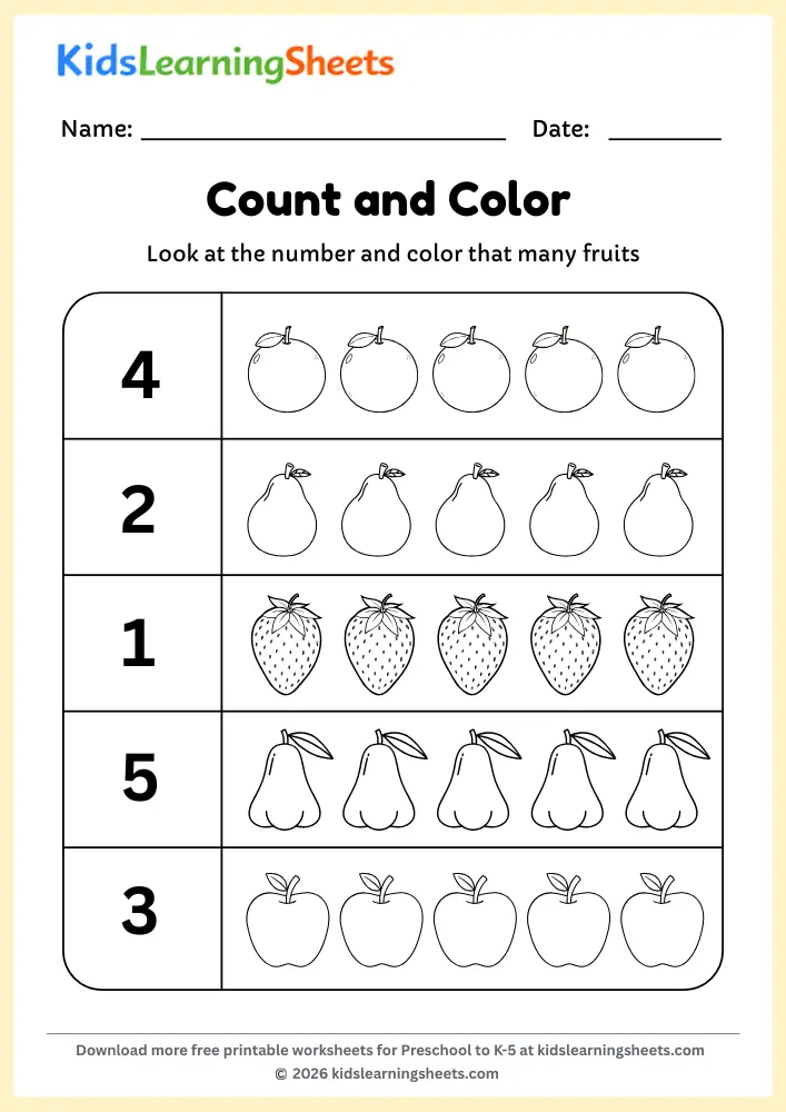 count-and-color-worksheets