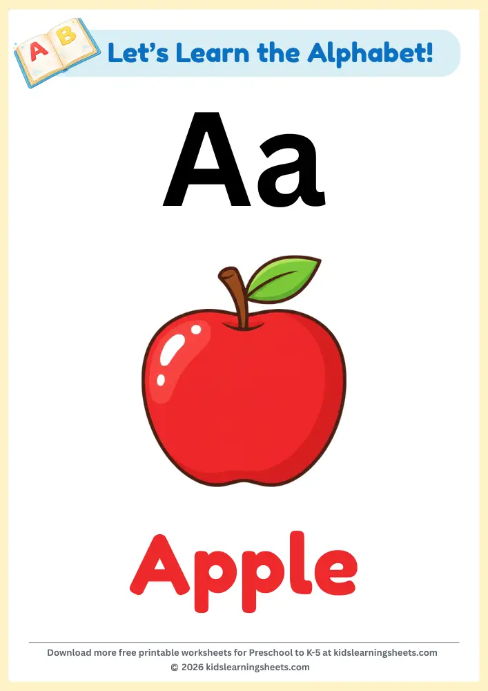 recognize-letter-a-worksheet