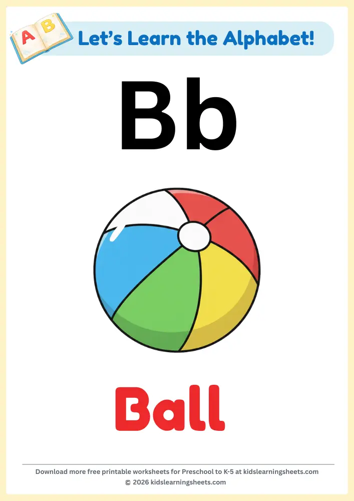 recognize-letter-b-worksheet